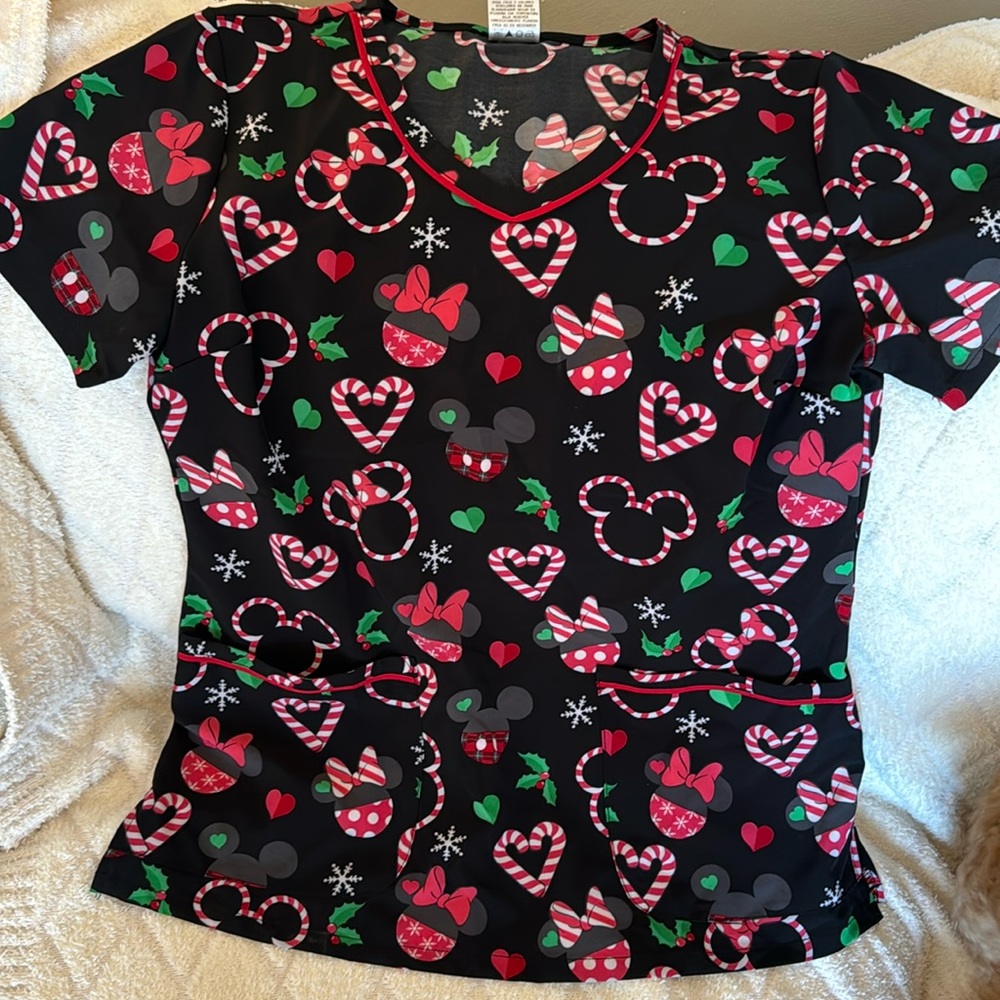 Disney scrub top